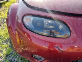114-50226ar Passenger Headlight Xenon Hid Silver Bezel Fits 06-08 Mazda Mx-5 Miata