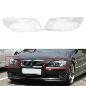 Abcfiveus 890000835838 Fit Bmw 3 Series E90 Sedan And E91 Touring Headlight Lamp Shade Xenon Lens Cover