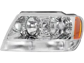 Action Crash Nf45j2 Left - Driver Side Headlight Assembly For 99-04 Jeep Grand Cherokee