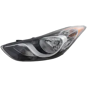 Reph100184 Aftermarket Replacement New Headlight For 2011-2013 Hyundai Elantra Driver Side With Bulb