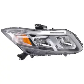 Reph100323 Aftermarket Replacement New Headlight For 2013-2015 Honda Civic Passenger Side With Bulb