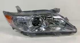 T02503191c Aftermarket 2010 2011 Toyota Camry Right Passenger Side Chrome Halogen Headlight