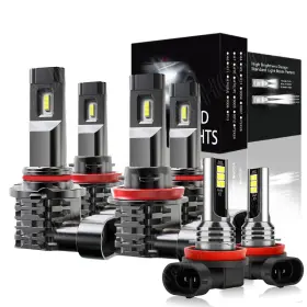 M4plus9005h11h11 Ajhgfow For Honda Civic 2016-2019 2020 Combo Led Headlight High&low Fog Light Bulbs