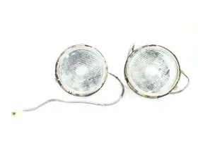 114-58108 Alfa-romeo 1982 1990 Spider Veloce Oem Pair Headlight Less Trim Rusty Buckets