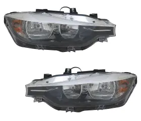 20-9816-00 Alligator Auto Lights 20-9815-00 For Bmw 3 Series 2016-2017 Dot/sae Compliant Halogen Headlight Set R&l With Bulbs
