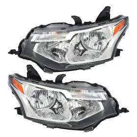 20948700 Alligator Auto Lights 20948800 For Mitsubishi Outlander 2014 2015 Headlight Headlamp Assembly Set With Bulbs