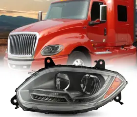 In008-b0wpl-us11 Alligator Auto Lights For International Lt 2017-2023 Headlight Full Led Chrome Housing Left Side Dot In008-b0wpl-us11 Alligator Auto Lights For International Lt 2017-2023 Headlight Full Led Chrome Housing Left Side Dot