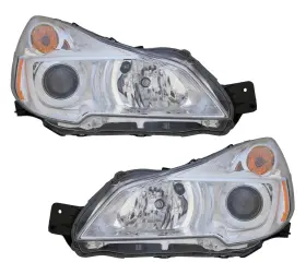 Sr049b001lsr049b001r Alligator Auto Lights For Subaru Outback 2013-2014 Headlight Headlamp Set With Bulbs Left And Right Side