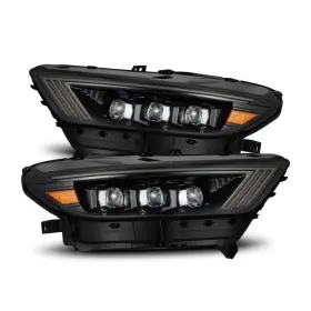 Alpharex 810015616321 15-17 Ford Mustang Nova Led Proj Hl Alpha-black With Activ Light/seq. Sign Alpharex 810015616321 15-17 Ford Mustang Nova Led Proj Hl Alpha-black With Activ Light/seq. Sign