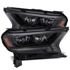 880121 Alpharex Luxx Led Projector Headlights For Ford Ranger 2019-2022 Alpha Black