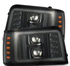 880267 Alpharex Luxx-series Projector Headlights For Fits 1993-1996 Ford F-150