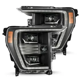 880293 Alpharex Projector Headlights Black Headlight