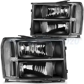 A16219901m2020 Amortors For Gmc Sierra 2007-2013 Headlights Assembly Replacement Black Lamps Left Right A16219901m2020 Amortors For Gmc Sierra 2007-2013 Headlights Assembly Replacement Black Lamps Left Right