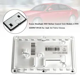 3d0907391b Amotopart 7701207586 Headlight Hid Ballast Control Unit Module 4 Pin For Audi A4 Volvo