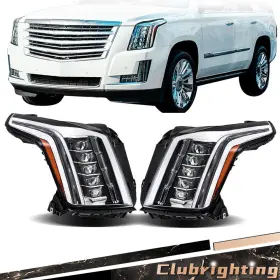 Cb5483068 Antoc Tool For Cadillac Escalade 2015-19 20 Headlight Headlamp Right&left Black Housing Led Cb5483068 Antoc Tool For Cadillac Escalade 2015-19 20 Headlight Headlamp Right&left Black Housing Led