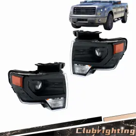Cb5978089 Antoc Tool Cb5977932/cb5978089 For Ford F-150 2013 2014 Projector Headlight Assy Hid Black Trim Right&left Side Cb5978089 Antoc Tool Cb5977932/cb5978089 For Ford F-150 2013 2014 Projector Headlight Assy Hid Black Trim Right&left Side