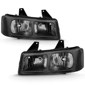 111474 Anzo Crystal Headlight Black