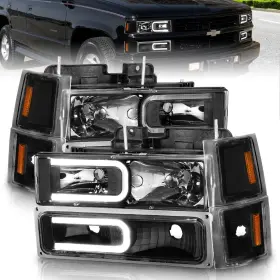 111528 Anzo Usa Crystal Headlight Set