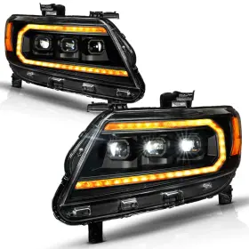 111641 Anzo Usa Led Projector Headlight Fits 15 22 Colorado