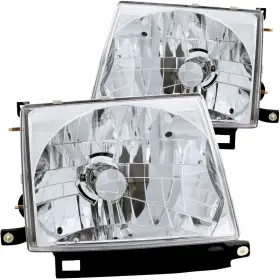 121132 Anzo Usa Crystal Headlight Set Fits 97-00 Tacoma