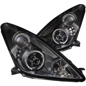 121387 Anzo Usa Projector Headlight Set With Halo Fits 00-05 Celica
