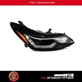As129177p01 As Speedfather Right Passenger For 16-19 Chevy Cruze Headlight Assembly Led Drl Type Gm2503429