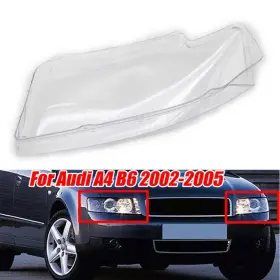 Astore 330000189949 Car Right Side Headlight Headlamp Len Cover Fit Audi A4 B6 2002-2005 03 04 Clear