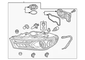 4m0941043e Audi Genuine Composite Assembly