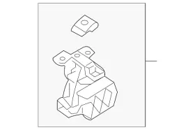 8s0-805-608 Audi Genuine Mount Panel