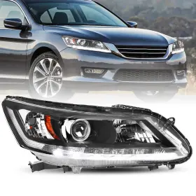 33150-t2a-a11 Auheadmotor For 2013 2014 2015 Honda Accord Sedan Oe Style With Led Drl Right Side Headlight 33150-t2a-a11 Auheadmotor For 2013 2014 2015 Honda Accord Sedan Oe Style With Led Drl Right Side Headlight