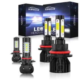 Auimsocor1329 Auimsoco For Jeep Liberty 2002-2007 Led Headlight Dual-beam High/low Fog Light Bulbs Auimsocor1329 Auimsoco For Jeep Liberty 2002-2007 Led Headlight Dual-beam High/low Fog Light Bulbs