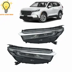 Aul3981180 Auto-lightingo Right&left Side Led Chrome Headlights Headlamp Assembly For 2023-2024 Honda Cr-v