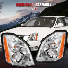Adp128969-auto-l01s Autodayplus Headlamp For Cadillac Dts 2006-2011 Projector Headlight Assembly Pair Clear Lens Adp128969-auto-l01s Autodayplus Headlamp For Cadillac Dts 2006-2011 Projector Headlight Assembly Pair Clear Lens