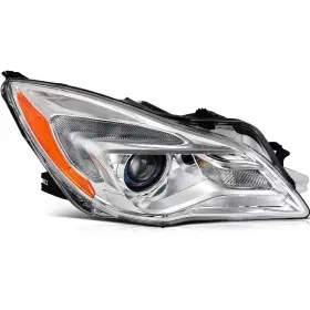 Aut12825901s Autodealsparts For 2014-2017 Buick Regal Chrome Housing Right Side Rh Headlight Assembly 1pc Aut12825901s Autodealsparts For 2014-2017 Buick Regal Chrome Housing Right Side Rh Headlight Assembly 1pc