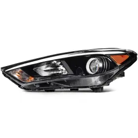 Aut12903101s Autodealsparts For 2016-2018 Hyundai Tucson Black Housing Left Side Led Drl Headlight Assembly