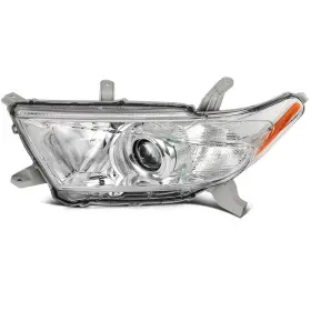 Aut12916601s Autodealsparts Fits Toyota Highlander 2011-2013 Chrome Housing Left Side Headlight Assembly 1pc Aut12916601s Autodealsparts Fits Toyota Highlander 2011-2013 Chrome Housing Left Side Headlight Assembly 1pc
