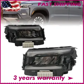 26060-9bu0d Automober For 2022-25 Nissan Frontier Pro-4x Led Headlight With Drl Headlamp Left&right Side