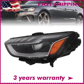 8w0941033f Automober Au2502223 Left Led Headlight For 2020-2024 Audi A4 2.0l S4 3.0l Without Matrix 8w0941033f Automober Au2502223 Left Led Headlight For 2020-2024 Audi A4 2.0l S4 3.0l Without Matrix