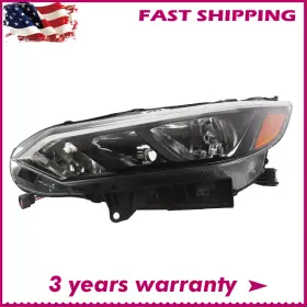 Ni2502302 Automober For Nissan Sentra S/sv 2024-2025 Left Driver Side Halogen Headlight Headlamp