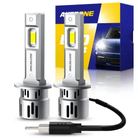 Autoone10sh1 Autoone H1 Led Headlight Bulbs Conversion Kit Hi/low Beam 100w 45000lm 6500k Super White