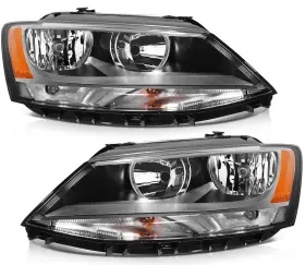 Un16136701n Autoparts Union Replacement Headlights Assembly Front Lamp Lh Rh For 2011-2018 Volkswagen Jetta