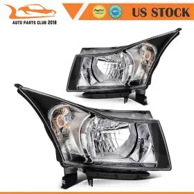 Autopartsclub2018 Apc128225s01 Headlight Assembly For 2011 12 13 14 2015 Chevy Cruze 4-door Sedan Black Housing Autopartsclub2018 Apc128225s01 Headlight Assembly For 2011 12 13 14 2015 Chevy Cruze 4-door Sedan Black Housing