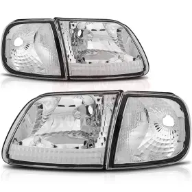 10266010 Autosuperstar Headlights Assembly Headlamps Left Right For 1997-03 Ford F-150 Heritage 5.4l 10266010 Autosuperstar Headlights Assembly Headlamps Left Right For 1997-03 Ford F-150 Heritage 5.4l