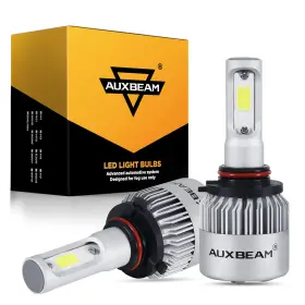 Auto-auxbeam-2477 Auxbeam High Beam 9005 Hb3 9145 Led Headlight Fog Bulbs Kit 8000lm 6500k White