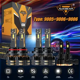 Oxb-gx566-005 Auxbeam 6x Canbus Led Headlight Fog Bulbs 6500k For Toyota Highlander 2004-2007
