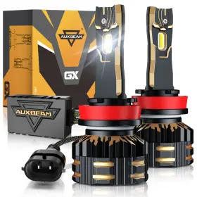 Oxb-gxh11-004 Auxbeam H9/h11 Led Headlight Bulbs Hi/lo 6500k For Freightliner Cascadia 2008-17