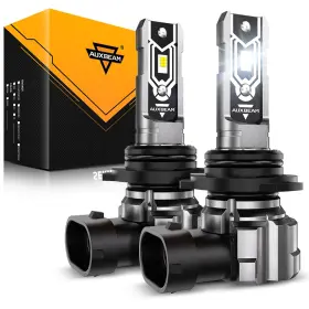 Sw-q5-128 Auxbeam 9006 Led Headlight Kit Low Beam Bulbs Super Bright 6500k White 25000lm