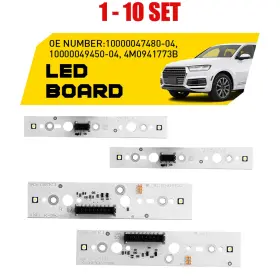 10000047480-04 Auxito 4-40pcs Angel Eye Headlight Drl Led Board Kit Fit 2017-2019 Audi Q7 Left&right