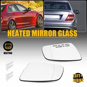 2048100021 Auxito Left Right Side Mirror Glass Heated Fits Mercedes Benz C230 C250 C300 C350 C63 2048100021 Auxito Left Right Side Mirror Glass Heated Fits Mercedes Benz C230 C250 C300 C350 C63