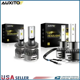 Auxito 360 H1 H7 Led Headlight Bulb Kit 60000lm 6500k Beam Bright White